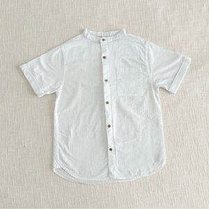 White Boys Short Sleeve Shirt